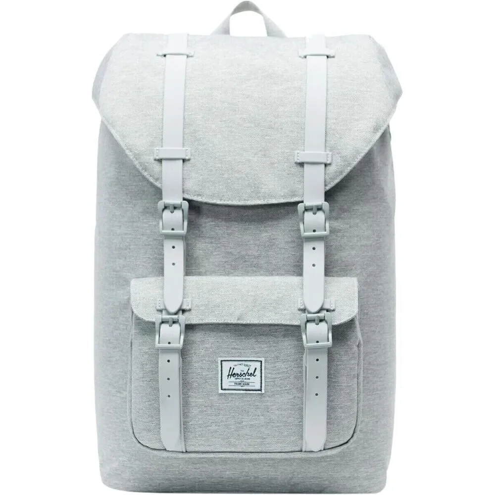 Herschel Supply Little America Light Grey Crosshatch - Rare Retired Backpack NEW
